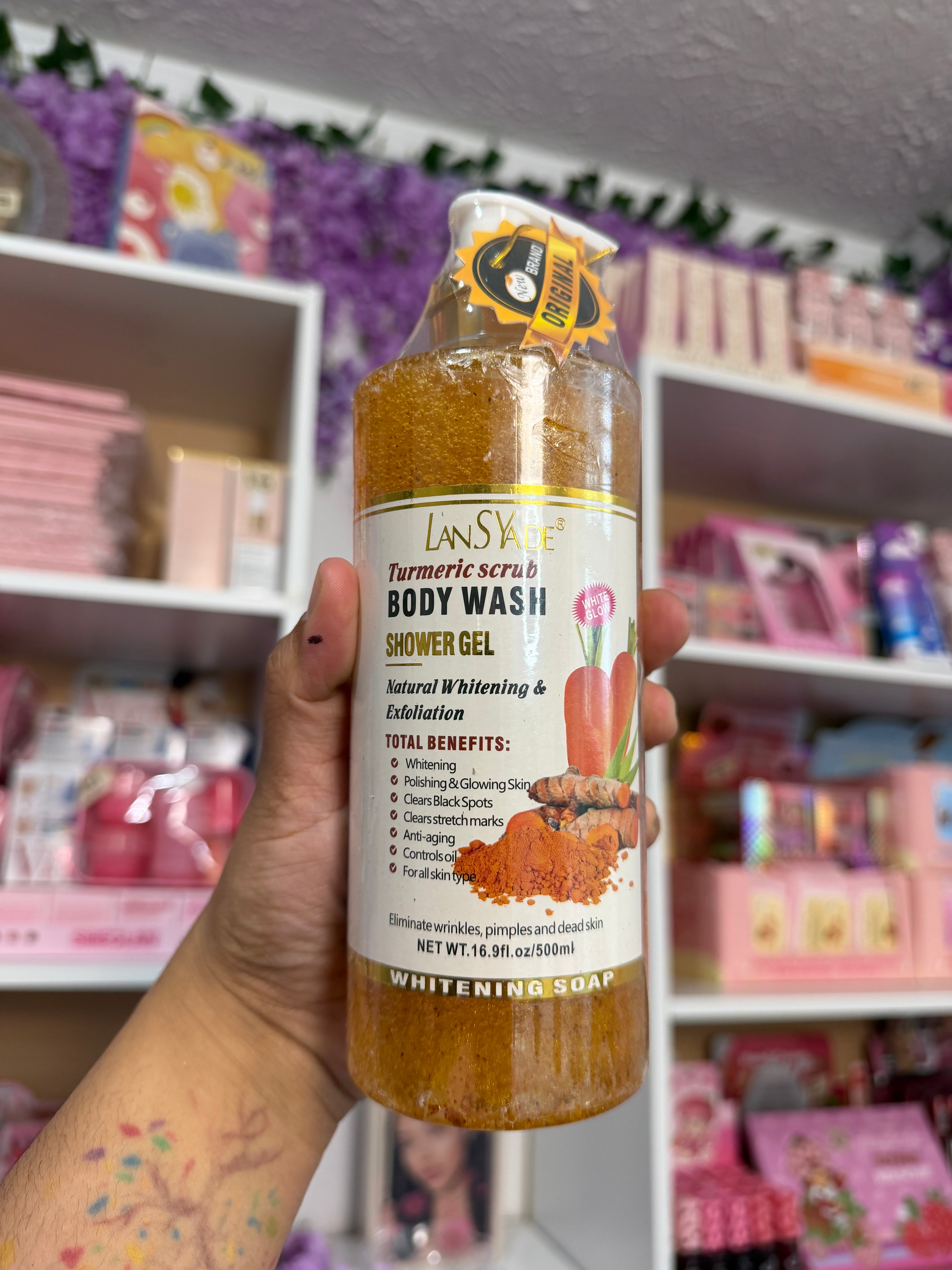 Body Whas Frutal con Exfoliante